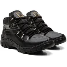 Bota Adventure Coturno Trabalho Cano Médio Original Casual