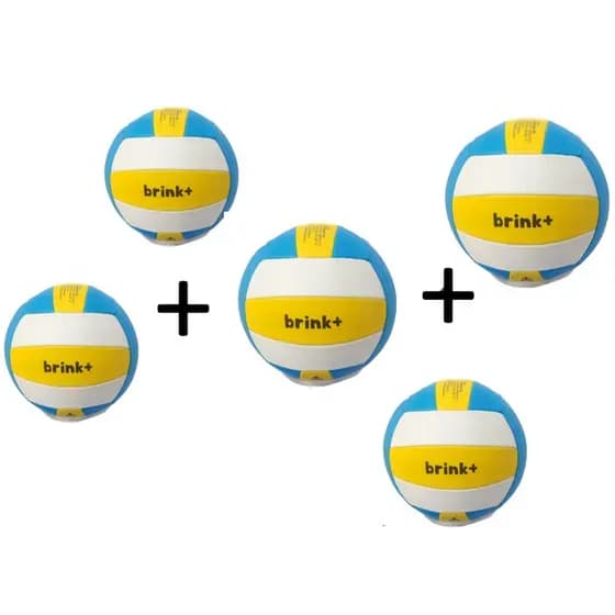KIT 5 Bolas de Vôlei Praia / Quadra Varias Cores Produto Pronta Entrega - NÃO É POSSÍVEL ESCOLHER A COR DA BOLA.