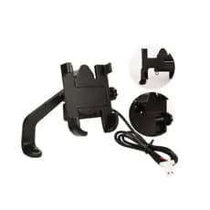SUPORTE DE CELULAR PARA MOTO COM CARREGADOR  somente para Retrovisor Moto kicool