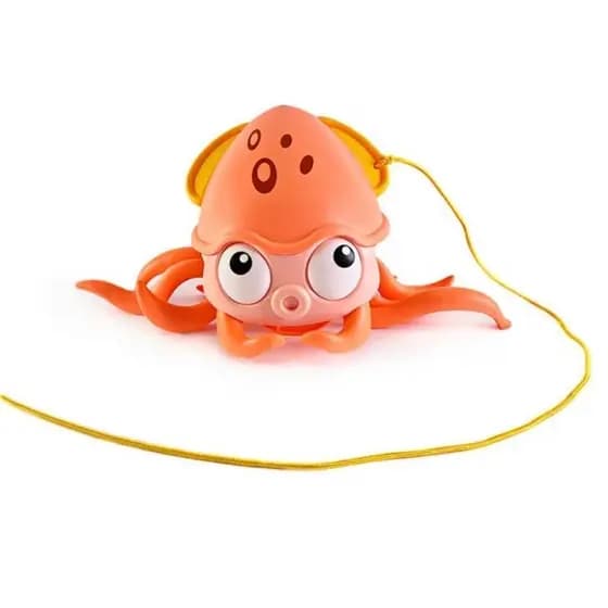 Brinquedo Polvo Infantil Corda Movimento Água Chão Sortido