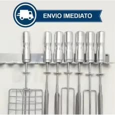 Suporte De Espetos Churrasqueira Suporta 12 Espetos Em AÇO INOXIDAVEL Churrasco