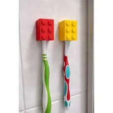 Suporte de escovas de dente Lego deixe aquele momento chatinho mais divertido!