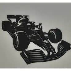 Quadro em Moldura Preta | Decoração Premium 20x20 Automotiva Quarto Masculino
