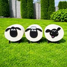 Suporte de Papel Higiênico Ovelha Shaun - Design Fofo, 7 Rolos, Decoração de Banheiro