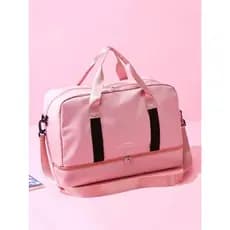 Juzia Bolsas Mala Duffel baú esportiva nylon resistente à água alça transversal ajustável porta tênis bolso impermeável