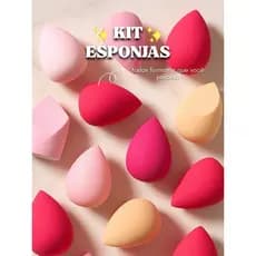 12 peças de esponja de maquiagem, esponja de base, creme líquido, Acessórios de maquiagem