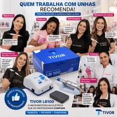 Micro Motor Beltec LB 100 Elétrico Para Unhas, Manicure, Podologia, Dentista,Lixadeira 30.000RPM