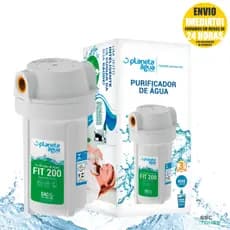Purificador Água Filtro Planeta Água Fit 200 Torneira Pia Bebedouro Carvão Ativado Pou Branco Saúde