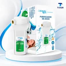 Purificador Água Filtro Planeta Água Fit 200 Torneira Pia Cor Branco