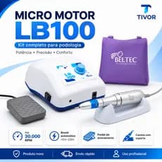 Micromotor Profissional Beltec Lb100 Manicure Podologia Unhas De Gel Odontologia Lixadeira Bivolt