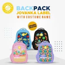 Bolsa Escolar Infantil Traje Nome Mochila Personalizado JOVANKA