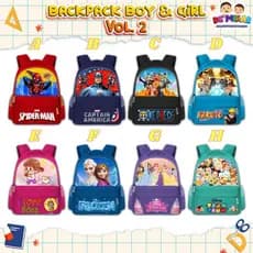 Mochila Escolar Menino E Menina VOL 2 Por DEMIHAR