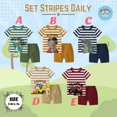 Conjunto De Riscas Para Meninos Diário MAUZA Tamanho 1-5 Anos