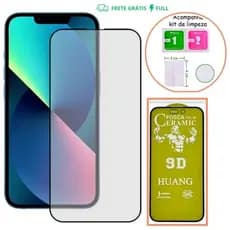 Película Fosca Cerâmica Flexível AG 3D Para  iPhone 17 11/12/13/14/15 16 PRO MAX