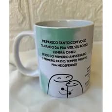 Caneca Personalizada Pai Flork com frase música Super Pai