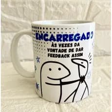 Caneca Personalizada Porcelana Flork Encarregado Estampa Divertida