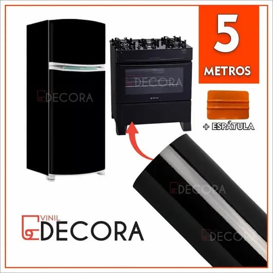 5 Metros Papéis de Parede Preto Black Piano Vinil Decoração + Espatula Para Aplicação Adesivo Preto Sala Cozinha Moveis