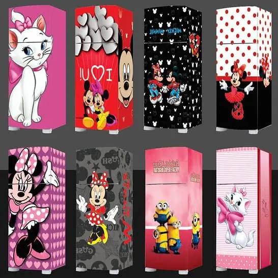 Adesivo Vinil Envelopamento Para Porta De Geladeira Desenhos Personalizados E Decorativos IMP