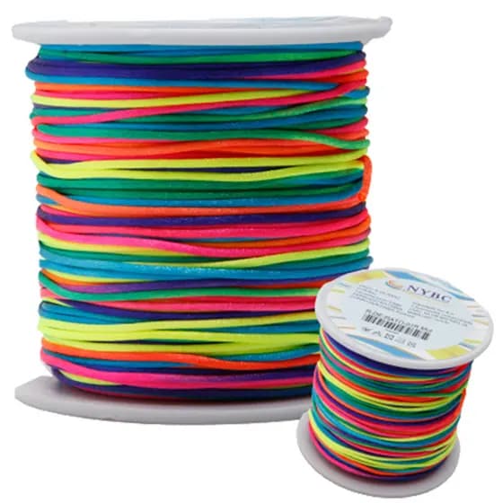 Fio De Seda Multicolorido - Cordão Rabo De Rato 2mm - Com 50 Metros - UMK