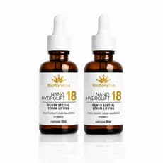 Kit 2 Sérum Facial Efeito Cinderela Lifting Instantâneo Anti Rugas e com Ácido Hialurônico