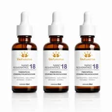 Kit 3 Sérum Facial Resveratrol e Niacinamida Rejuvenescedor Facial Anti-Idade Bioflorattus