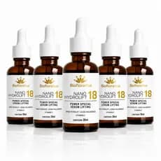 Kit 5 Sérum Facial Efeito Cinderela Lifting Instantâneo Anti Rugas e com Ácido Hialurônico