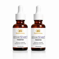 kit 2 Sérum Facial Advanced Complex | 12 Ativos Inteligentes para a Pele | Bioflorattus