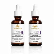 Kit 2 Sérum Facial Resveratrol e Niacinamida Rejuvenescedor Facial Anti-Idade Bioflorattus