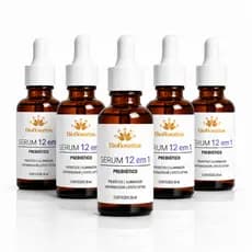kit 5 Sérum Facial Advanced Complex | 12 Ativos Inteligentes para a Pele | Bioflorattus