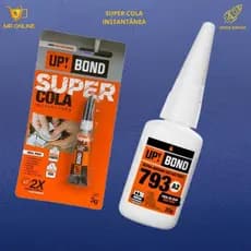 Cola Instantânea Super Cola Up bond Universal Ultra-Adesivo