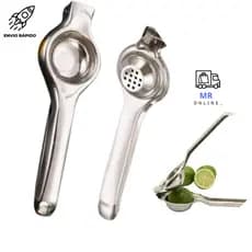 Espremedor Amassador de Limão Laranja Resistente Aço Inox Maciço Cozinha Limonada Manual
