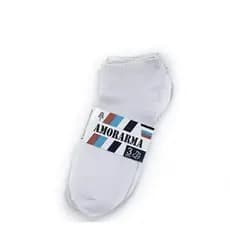 KIT 3 PARES DE MEIAS MASCULINAS 40-46 CANO CURTO PRETA
