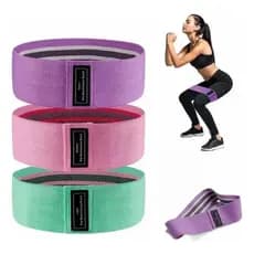Kit Faixas Elásticas Hip Resistance Bands Mini Band Exercícios Fitness Treino Glúteos Pernas Musculação Academia