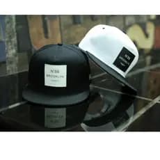 Boné de Moda Novo Boné de Beisebol Masculino e Feminino com Letras e Patches Sólidos Boné Hip Hop Boné de Couro para o S