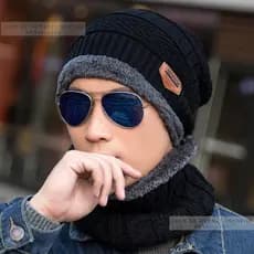 Touca Gorro + lenço  UNISSEX para FRIO