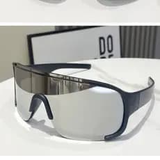 Óculos de sol à prova de vento para ciclismo esportivo com armação grande uv400