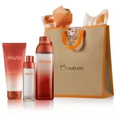 Presente Natura Kaiak Clássico Feminino =Deo Colônia + Deo Colônia Miniatura + Hidratante Corporal.