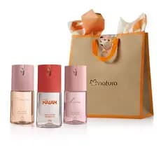 Presente Natura Trio de Desodorantes Femininos Essencial = Kaiak, Essencial, Luna.