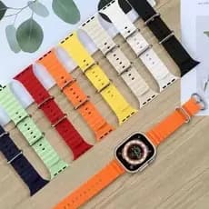 Pulseira Oceano Para Smartwatch Apple Watch Ultra 38mm 40mm 40 41 42 44 45 49mm Pulseiras