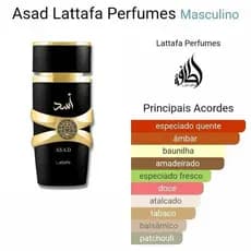Perfume Lattafa Asad Eau de Parfum Masculino Original 100ml