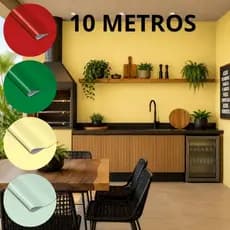 Papel de Parede Colorido Adesivo Autocolante Sala Quarto Cozinha Banheiro 45cmX10m Auto Adesivo Liso