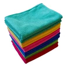 Kit até 10 Pano Microfibra 35x55cm Limpa Carro Vidro Prato Pia Limpeza Flanela Multiuso