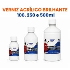 Verniz Acrílico Brilhante - 100ml, 250ml e 500ml | TINTEX