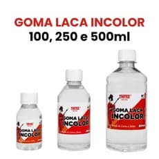 Goma Laca Incolor - TINTEX | 100ml, 250ml e 500ml