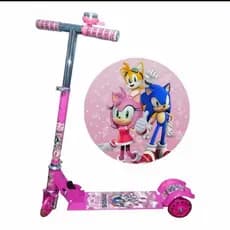 Patinete Infantil Menina de ferro Sonic