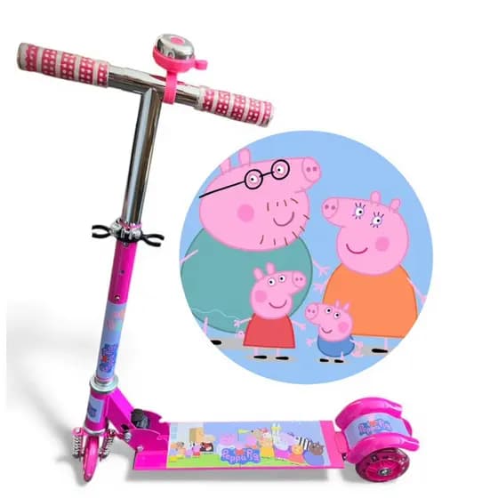 Patinete de ferro peppa pig