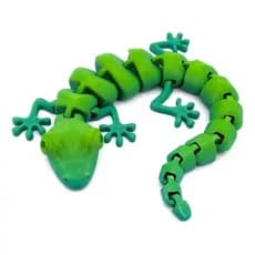 Lagartixa Articulada 3d Pla Enfeite Brinquedo Presente