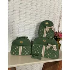 bolsas Maternidade kit com 3 peças com pérolas. ✅ Envio Imediato