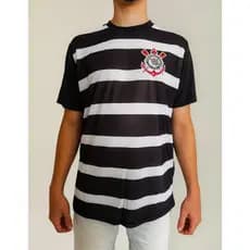 Camisa Corinthians Camiseta Timão Masculino Adulto Poliéster  Dry-Fit Licenciada Oficial Sport Clube