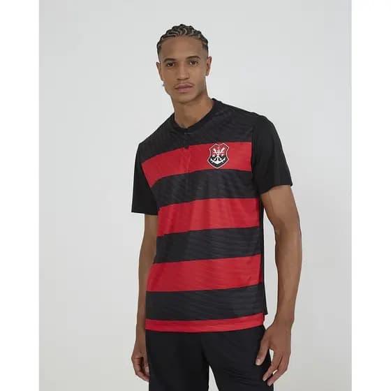 Camisa Flamengo Polo Dry Encontro Torcedor  Licenciado Oficial Campeão